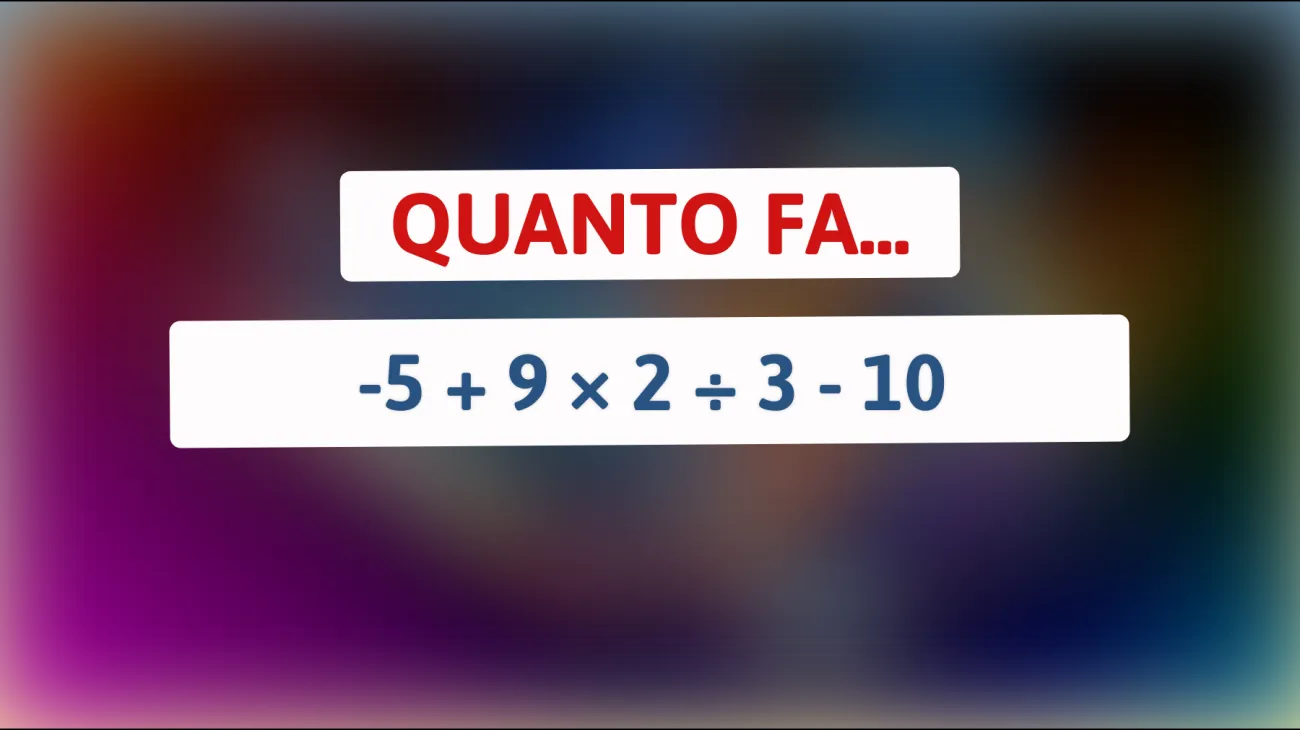 \"Sfidati con questo indovinello matematico da capogiro: riesci a risolverlo prima di arrenderti?\""