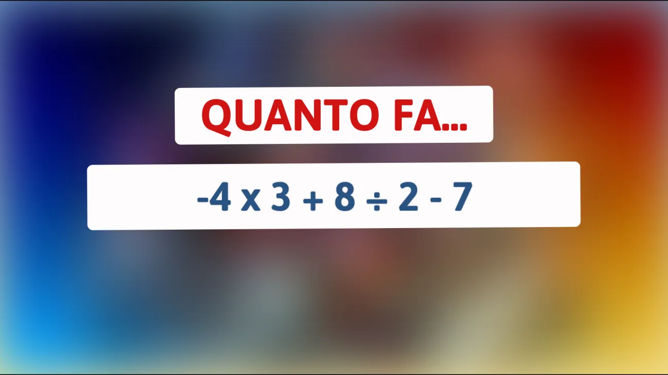 Scopri se sei un autentico genio risolvendo questo complesso calcolo matematico! Riuscirai a battere la sfida?"